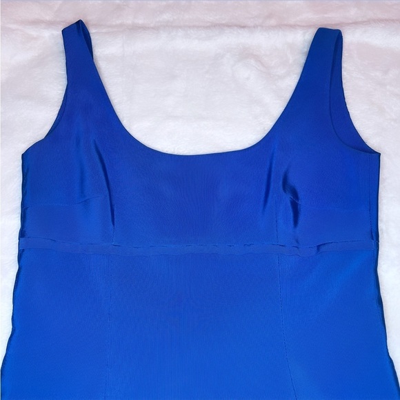 DANIEL HECHTER VTG Y2K Royal Blue Sleevless Mini Cocktail Dress Size 6 - Picture 3 of 11